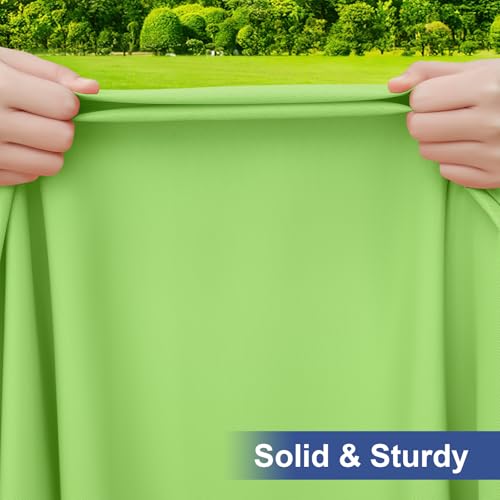 homing Rectangle Table Cloth Cover, Waterproof Polyester Elastic Fitted Tablecloth, Fits for 4 Foot Folding Tables, Washable Table Protector for Picnic, Camping, Outdoor (Lime Green, 24" x 48") - color: Lime Green, size: 48" x 24" (Rectangular)