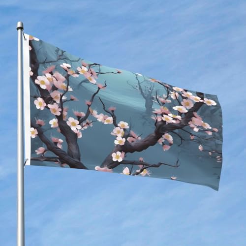 Cherry Blossom Flag 2 X 3 Ft Double Sided Vertical Garden Flag Seasonal Holiday Banner With Brass Grommets Photo Backdrop Yard Flag For Outdoor Indoor Home Decor - color: Cherry Blossom