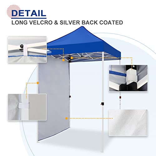 EAGLE PEAK Canopy Sidewall for 5x5 Pop Up Canopy Frame, Single Side Wall Panel Only (Fits 5x5 Straight Leg Frame, Canopy Top or Frame NOT Included), Blue - color: Blue