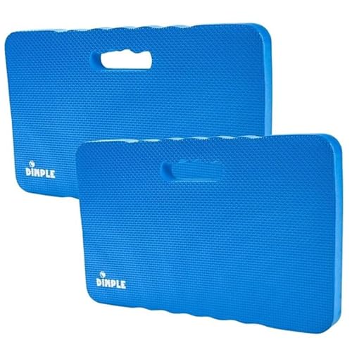 Dimple Thick Kneeling Pad | Garden Pad for Gardening | Kneeling Pad for Work | Garden & Bathtub Kneeler for Baby Bath | Kneeling Mat for Exercise & Yoga (XL) 17.8 x 11, Thickest 1-½"(2 Pack, Blue) - color: Blue, size: 2 Pack