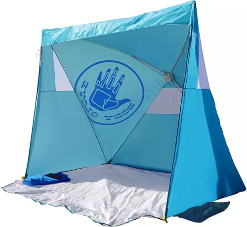 Body Glove Pop-Up Shelter for Beach and Sports 70in x 61in - Poolside Azure, Blue, 5979600434