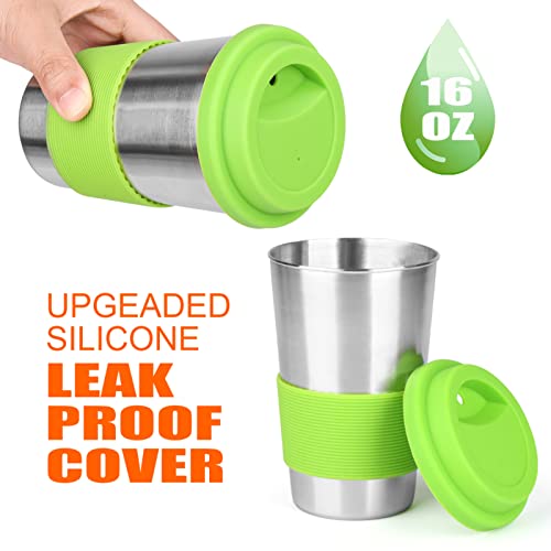 Bisgear Portable Backpacking Stove Canister Stand Tripod Stainless Steel Cup Flatware Mess Kit - Cooking Set - Camping Gear