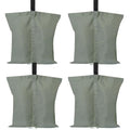 ABCCANOPY Canopy Weights 120 LBS Gazebo Tent Sand Bags,4-Pack Gray (Without Sand) - color: Gray, size: 120 LBS