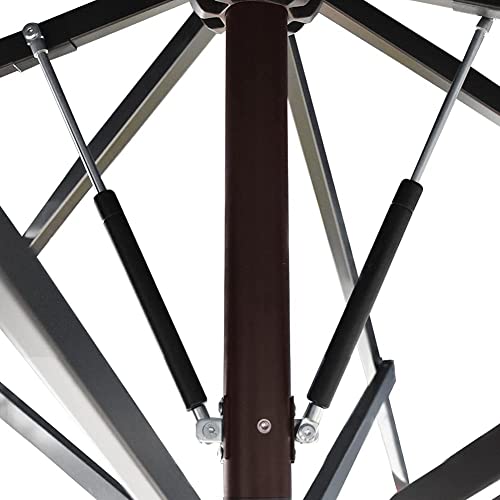 EliteShade USA 10-Year-Non-Fading 11ft 3-Tier Market Patio Umbrella, Commercial Grade Outdoor Table Umbrella with Cylinder Push-Up, Windproof & UPF 50+ UV Protection, Heavy Duty Ventilation for Garden, Deck, Pool, Backyard, Beach & Bistro, Macaw Green - c