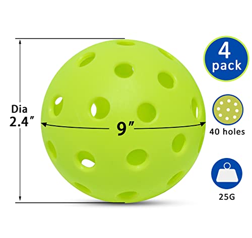 Pickleball Replacement Net 22ft x 3ft for Indoor or Outdoor Fits for Most Free-Standing Pickle Ball Frame Come with 4 Outdoor Pickle Balls (Net Only) - color: Black and Red