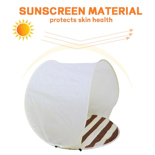 Portable Beach Tent Sun Shelter， UV - Resistant Lightweight Beach Pop Up Tent for Camping Trips, Fishing, Backyard or Beach Picnics Essentials