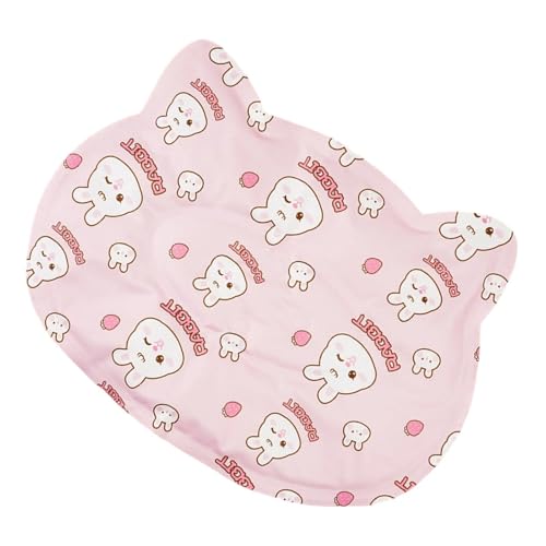 Cat Cooling Mat, Adorable Animal Patterns, 45x34x2cm, Cool Pet Pad, Self-Cooling Pressure Activated Mat, Adorable Heat Relief, for Living Room Bedroom Windowsill Road Trip Vacation - color: ra-bbit