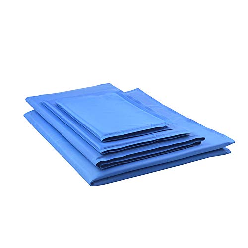 N/E ZHEXUNDIAN Cooling Mat for Dogs - Pressure Activated Gel Dog Pads - Keep Your Pet Cool,Use Indoors,Outdoors or in The Car (Color : Blue, Size : L) - size: L