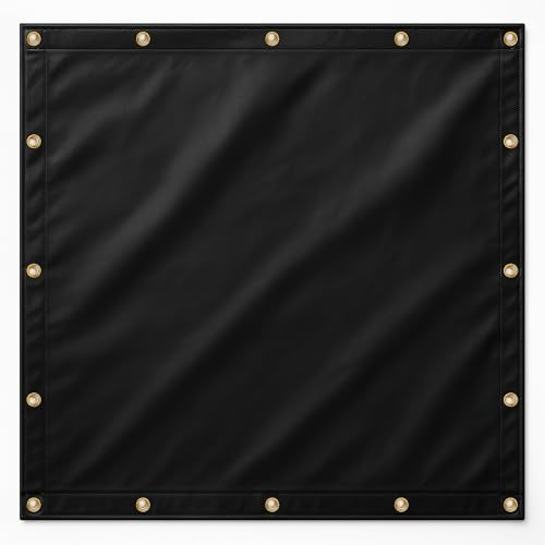 Covers & All Heavy Duty Waterproof Tarp – 18 Oz PVC Polyester Vinyl Tarp, Tear & UV Resistant with Reinforced Edges & Grommets for Industrial, Construction & Equipment Coverage (20 ft x 30 ft, Black) - color: Black, size: 20' H x 30' W