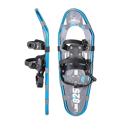 Cascade Mountain Tech Lightweight Aluminum Frame Snowshoe Set - size: 36" - Adult - Up to 300 lbs