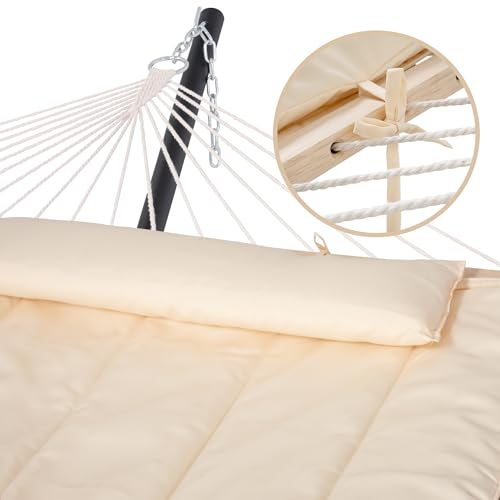 SUNCREAT Outdoor Portable Hammock Pad, 2 Person Polyester Hammock Pad, Beige - color: Beige