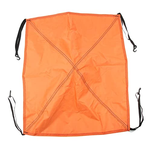 Simhoa 22x22inch Canopy Replacement Top Cover Canopy Awning Tarp, Waterproof Canopy Top for Outdoor Garden Patio Camping Pavilion Sun Shade, Orange