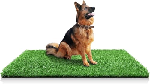 Artificial Grass Rug Turf for Dogs Indoor Outdoor Fake Grass for Dogs Potty Training Area Patio Lawn Decoration (59.1 x 39.3 Inch (Pack of 1)) - size: 59.1 x 39.3 Inch (Pack of 1)