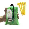 Pocket Blanket 71"x55", Lightweight Compact Sandproof Waterproof Outdoor Blanket for Beach, Hiking, Camping, Travel, Festivals, Picnic with Pockets, Loops, Stakes, Carabiner - color: Willow Green