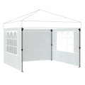 Raynesys Sidewall for 10x10 Canopy Tent, Waterproof Silver-Coated Fabric, UPF 50+ UV Protection, 3 Pack Canopy Wall 114''x72'', No Frame or Top Cover, White - color: White
