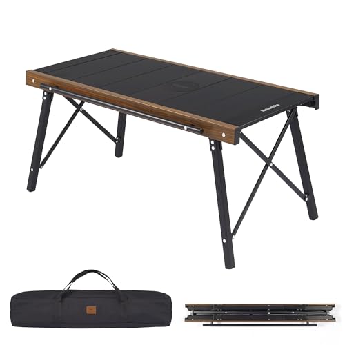 Naturehike Folding IGT Camping Table, Portable IGT Cook System, Ultralight Aluminum Camp Table for Outdoor Picnic Car RV Trip Patio Backyard BBQ - style: Standard