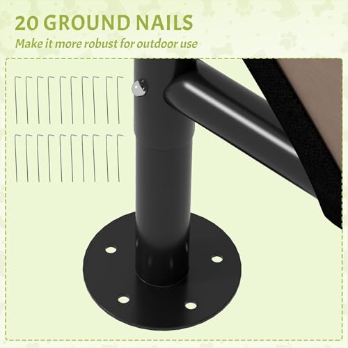 Waterproof Portable Dog Tent Shade Protection Foldable Eco-Friendly Lightweight Durable Brown Compact Easy to Set Up Travel