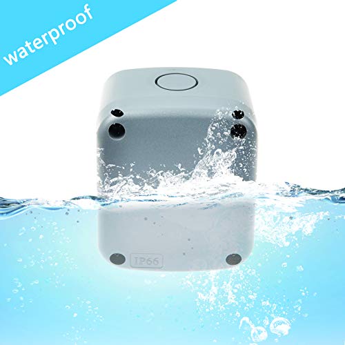 Waterproof Junction Box,Nineleaf PVC/ABS Outdoor Junction Box Electrical,3 1/4 inch x 2 3/4 inch x 2 1/4 inch (86x74x62mm),Exterior Device Box,Universal Electrical Project Enclosure Box ,Grey - color: Grey, size: 86x74x62mm