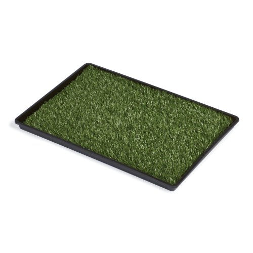 Prevue Pet Products Tinkle Turf Indoor Portable Pee Turf Patch for Dogs - Realistic Grass Potty Pad, Washable Artificial Grass Mat with Draining Tray, for Indoor or Outdoor Use - Large Dogs - size: Large