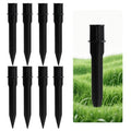 8 Pcs Solar Light Stakes Reinforced Replacement (Fit for Inner Diameter 0.83inch),Ground Spikes,ABS Plastic Lights Stakes, Ideal for Solar Pathway Lights Garden Torch Lights,Christmas Lights - size: 0.83 Inch