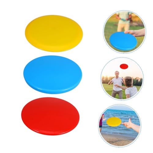BESPORTBLE 3Pcs Golf Disc Set Soft Flying Discs for Outdoor Sports for Adults and Kids Lawn Game Fun