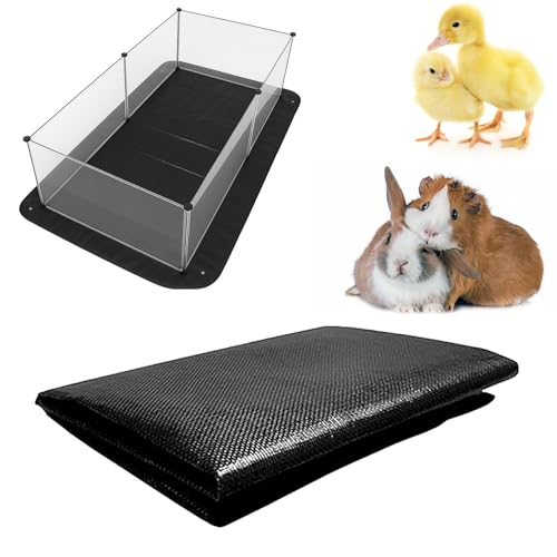 Reusable Playpen Liner for Small Animal Cage Waterproof 59"x39" Large Washable Cage Liner Tarp Base Bottom Small Animal Bedding for Rabbit, Guinea Pig, Chick, Duckling - size: 59x39in