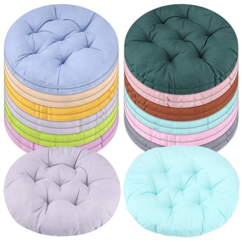 24 Pcs 16 Inch Round Floor Pillows Round Floor Cushions for Kids Adluts Flexible Seating Pillows Chair Floor Cushion Reading Cushion for Classroom Home School Playing Supplies 12 Colors - size: 24 pcs