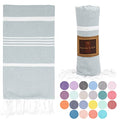 Beach Towel 100% Cotton Turkish Beach Towel Adult 38x70 Inch Pre-washed Absorbent Extra Large|Sand Free Quick Dry BathTowels|Lightweight Blanket|Travel Cruise Camping Spa Gym Yoga Towel|BabyBlue - color: Babyblue