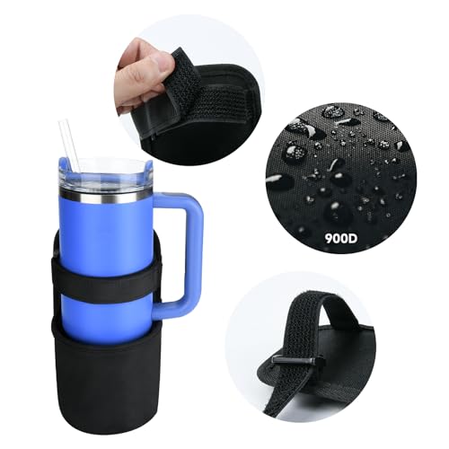 Upgrade Drinking Cup Holder, Patio Curved Chaise Chair Cup Holder, Drink Holder for Swing Chair Wicker Chair Egg Chair, Universal Cup Bottle Holder for Stanley Quencher, Owala and YETI 40 oz Tumbler - color: Upgrade for Large Cups