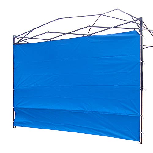Canopy Sunwall Sidewall Gazebos Tent Waterproof for 10x10ft Pop up Straight Leg Gazebos Outdoor Instant Canopies 1 Pcs Blue Only - color: Blue, size: 10x10(1pcs)