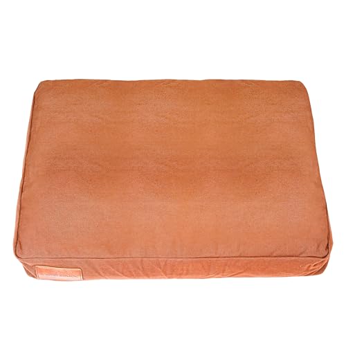 WHITEDUCK Dog Bed Cover (Brown) 36" L x 27" W x 4.3" th (L) - color: Brown - Only Cover, size: Large