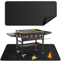 79x39 inches Large Under Grill Mats for Blackstone, Double-Sided Fireproof Outdoor Grill Protective Mat, Oilproof Waterproof BBQ Fire Pit Fireplace Mat - color: 79"x39"
