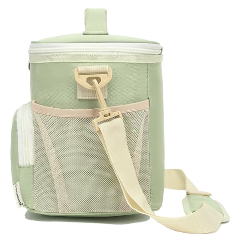 Insulated Lunch Bag for Adult/Women/Men, Reusable Large Lunch Box Cooler Soft Leakproof Tote, Thermal Meal Prep Lunch Pail with Adjustable Shoulder Strap for Picnic/Travel/Office,Grass Green - color: Grass Green