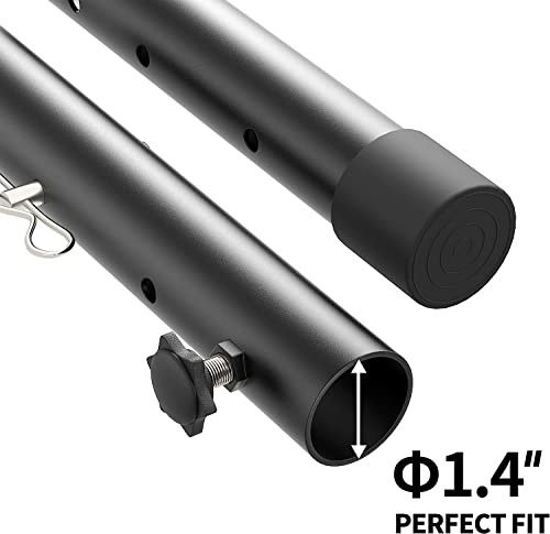 Table Leg Extenders for Folding Tables, Folding Table Legs Extensions for Straight and Bent Legs, Heavy Duty Steel 4 Levels Adjustable Folding Table Leg Risers, Raise Table Height - size: 4 LEVELS ADJUSTABLE HEIGHT