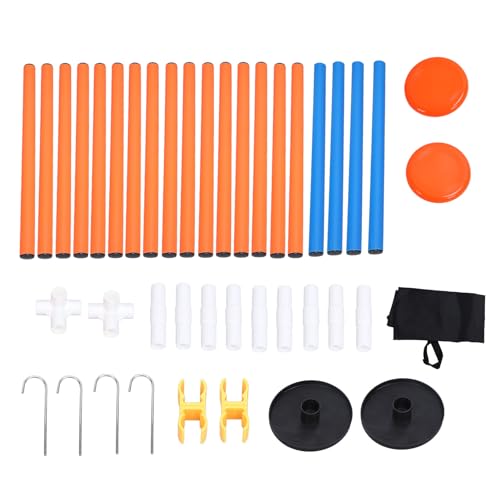 Outdoor Flying Disc Game Set, Fun Bottle Drop Yard Games, Quick Assembly and Disassembly, for Yard Lawn Beach