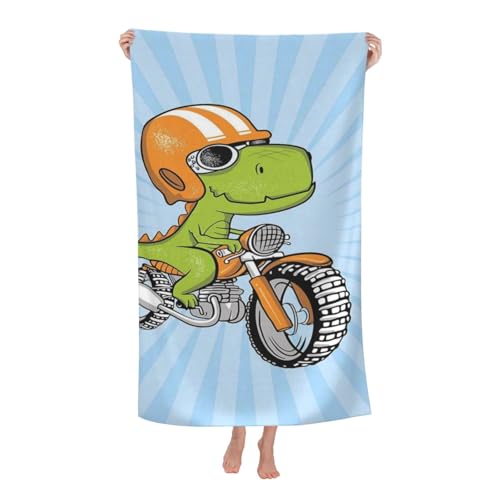 Cute Dinosaur Beach Towel for Kids/Boys/Toddler/Baby, Personalized Microfiber Beach Towels Bulk, Quick Dry Beach Towel for Pool, Lightweight Bath Towels Oversized Clearance 30"x 60" - color: Dinosaur1, size: 30"x 60"