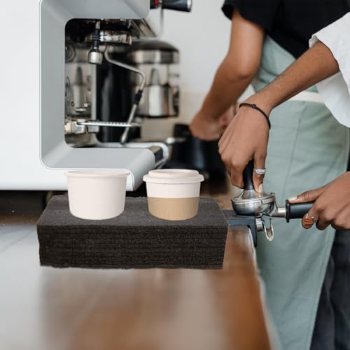 ULTECHNOVO 2-Pack Cup Carrier Tray 2-Cup Drink Holder for Takeout Milk Tea Coffee Beverage Convenience 9.44X3.93X2.55 Inch Durable Caddy Food Accessory