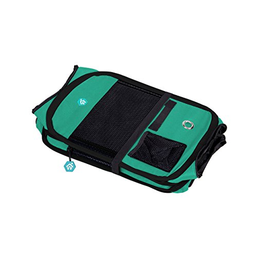 Deluxe Premium Pet Dog Playpen Portable Soft Dog Exercise Pen Kennel with Carry Bag for Dogs, Cats, Kittens, and All Pets (Large, Green) - color: Green, size: Large