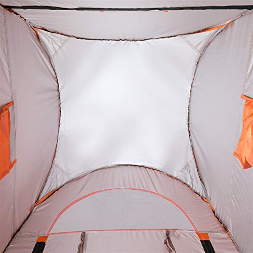 Portable Pop Up Shower Privacy Tent,Lightweight 1-2 Person Toilet Shower Tents,Changing Room Dressing Tent,Waterproof Camping Shower Tents,with Carry Bag,for Picnic Beach Hiking Fishing (Orange) - color: Orange
