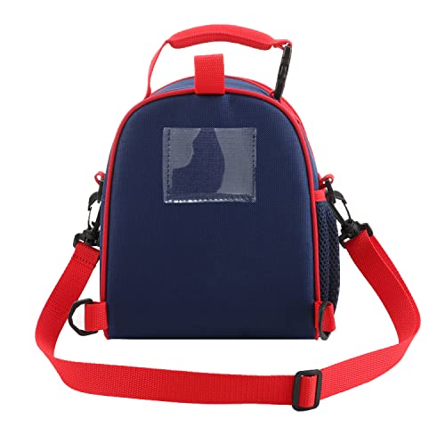 Kids Lunch Box, Lunch Tote Bags for Boys Insulated Soft Bag Back to School Thermal Meal Tote Kit Baseball Flag - color: Baseball Falg