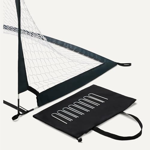 Amazon Basics Portable Pop Up Soccer Goal Net for Backyard Training - size: 4' x 3', (Set of 2)