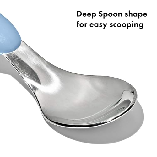 OXO Tot On-The-Go Fork and Spoon Set - Dusk - color: Dusk