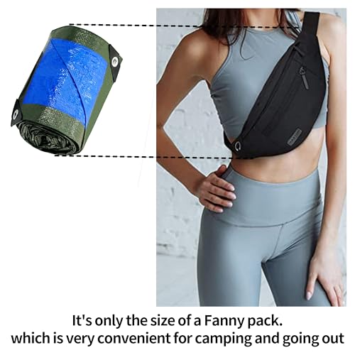 TARPAL 4x4 Feet Small Tarp Waterproof 6mil (2 Pack) Green tarps Multipurpose Protective Cover All Purpose Poly Tarps Cover for Firewood Outdoor Furniture etc - color: Green/Blue, size: 4x4 Feet(2-pack)-Finished size
