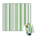 2 in 1 Tote Picnic Blanket Waterproof Outdoor Camping Mat,Large Capacity Beach Blanket 80''x80'' 7Layers Easy to Foldable and Carry. - color: Green