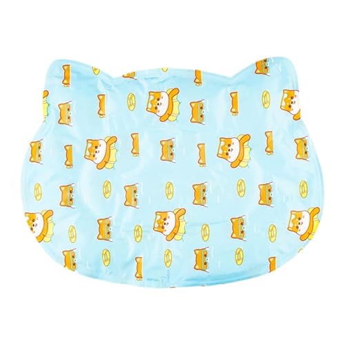 Cat Cooling Mat, Adorable Animal Patterns, 45x34x2cm, Cool Pet Pad, Self-Cooling Pressure Activated Mat, Adorable Heat Relief, for Living Room Bedroom Windowsill Road Trip Vacation - color: puppy