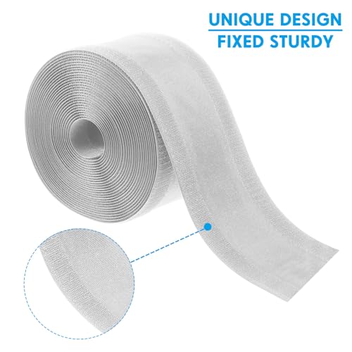 Syhood Cord Cover Floor Cable Protector Carpet Wire Cover Floor Cable Management for Office Carpet Organized and Protect(4 Inch X 50 Feet,Gray) - color: Gray, size: 4 Inch X 50 Feet
