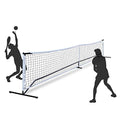 22FT Regulation Pickleball Net Set - Heavy Duty Metal Frame Portable Pickleball Net System with Carry Bag for Backyard, Driveway & Outdoor Games - style: 22FT Pickleball Net