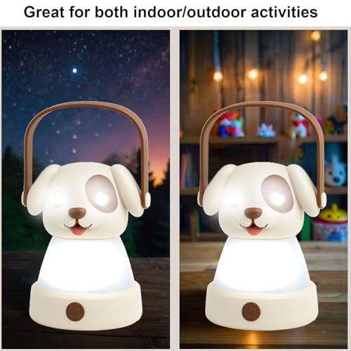Kids Camping Essentials – LED Kids Lantern and Rechargeable Kids Headlamp Set | Multiple Purposes Kids Nightlight/Flashlight Toys –Holiday, Halloween N Birthday Gifts for Toddlers