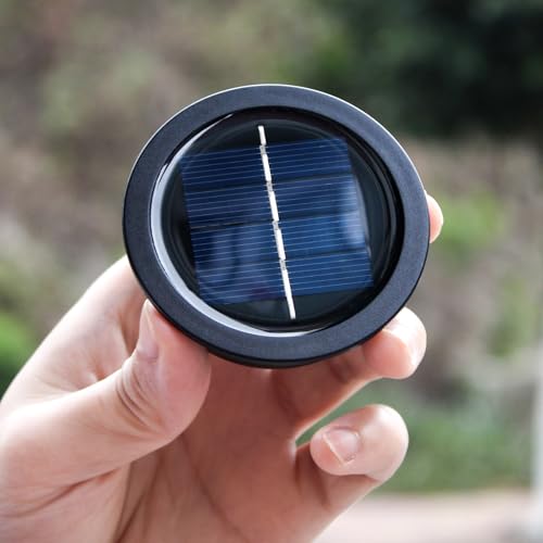 4 Pack Solar Light Replacement Top, 2.76 Inch Waterproof Solar Lantern Light Parts for Outdoor Garden, Pathway, Yard Lights & Decor (Fits Lanterns with 2.36 to 2.76 Inch Openings) - size: 2.76inch-4p