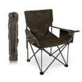ALPS Mountaineering King Kong Camping Chairs for Adults with Mesh Cup Holders and Pockets, Built Durable and Reliable with Compact Foldable Steel Frame - color: Clay